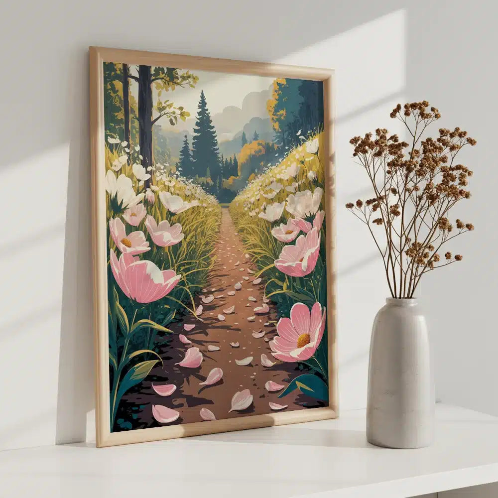 dipingere con i numeri - fiori acquatici