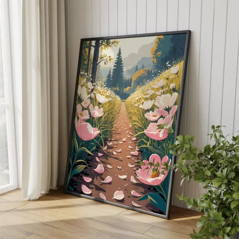 dipingere con i numeri - fiori acquatici