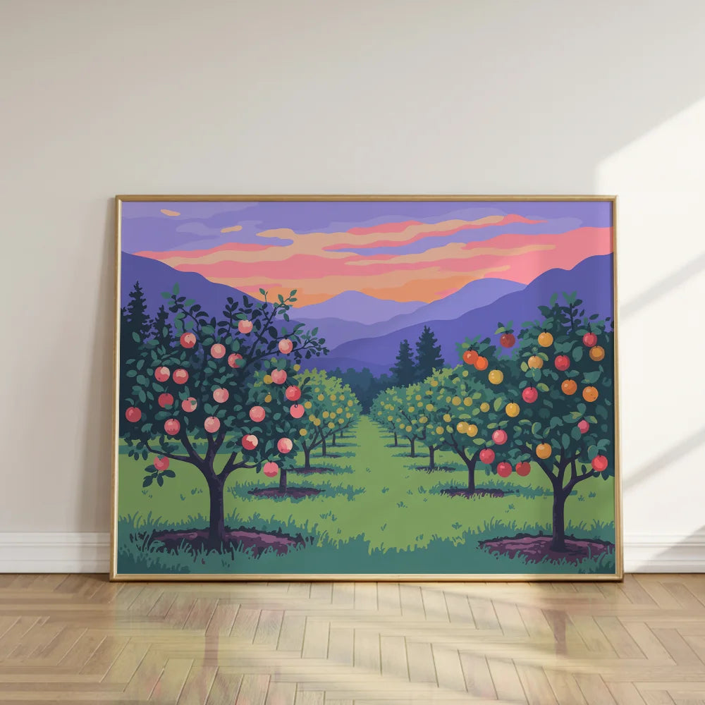 Dipingere con i numeri - Giardino di frutta al crepuscolo