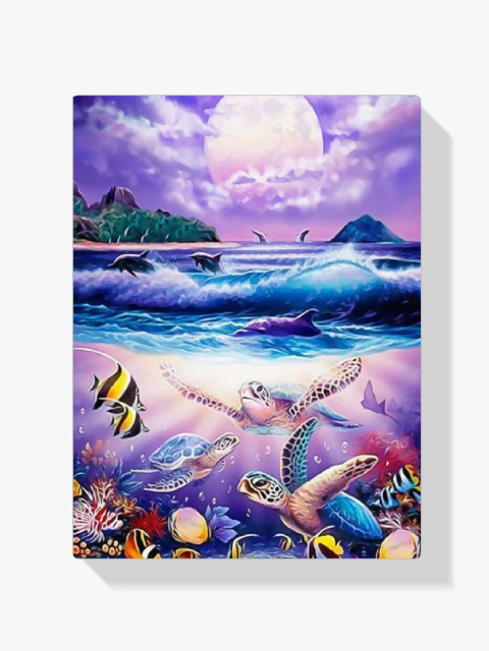 Meerestiere - Malen nach Zahlen