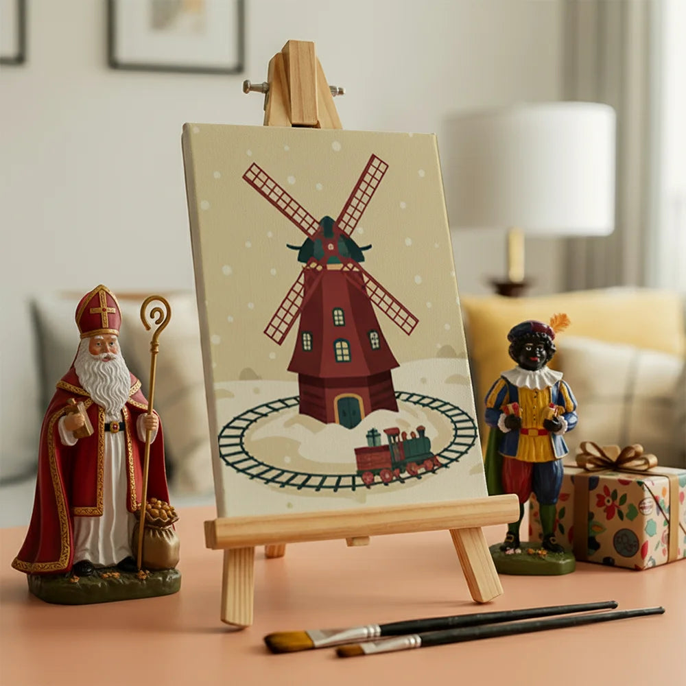 Dipingere con i numeri - 6 Mini Dipinti | Piccolo Boschetto