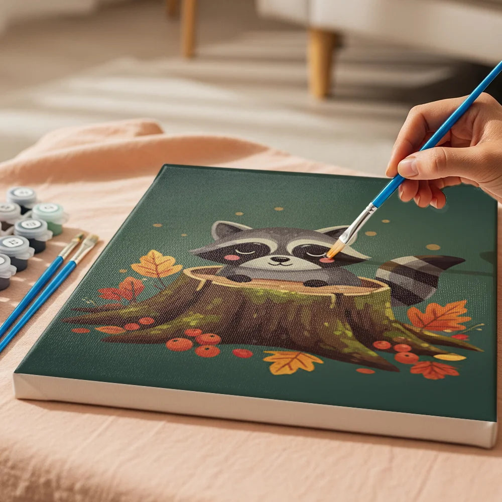 Dipingere con i numeri - 6 Mini Dipinti | Piccolo Boschetto