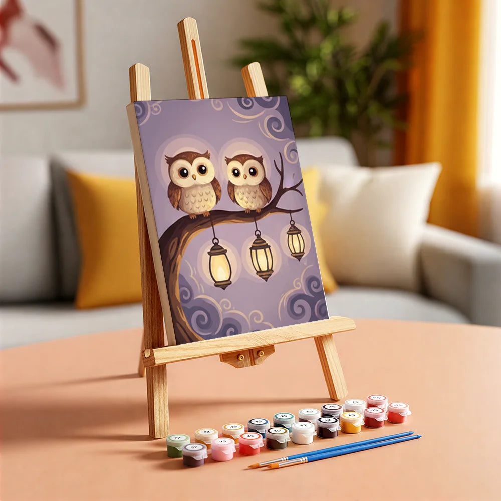 Dipingere con i numeri - 6 Mini Dipinti | Piccolo Boschetto