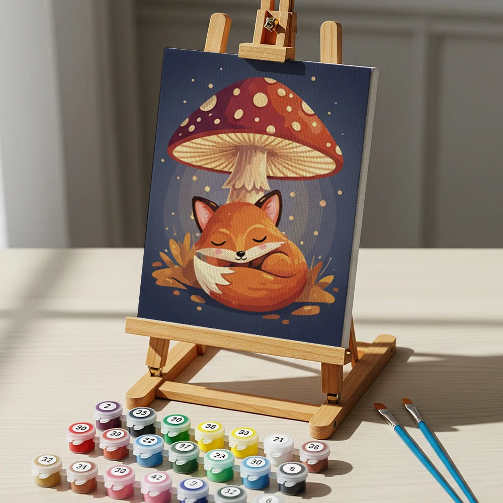 Dipingere con i numeri - 6 Mini Dipinti | Piccolo Boschetto