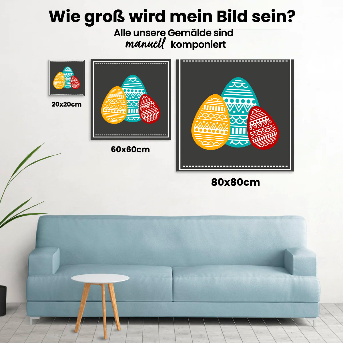 Ostern Illustration 2 - Malen nach Zahlen