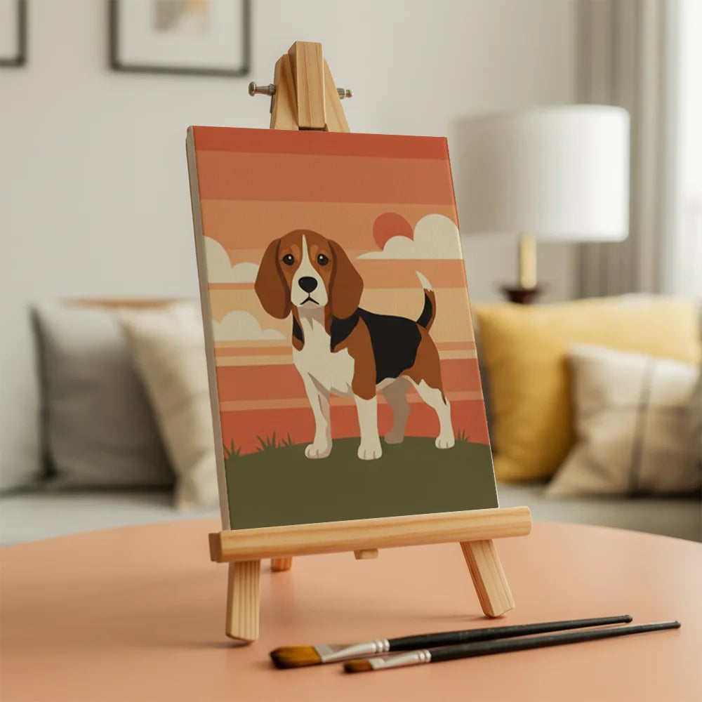 Dipingere con i numeri - 6 Mini Dipinti | Piccolo Boschetto