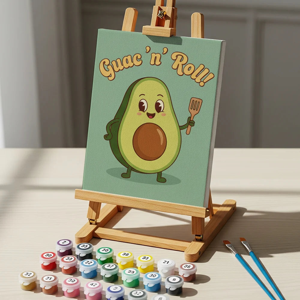 Dipingere con i numeri - 6 Mini Dipinti | Piccolo Boschetto