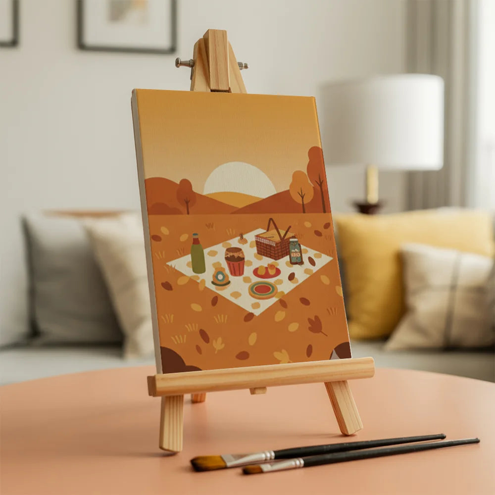 Dipingere con i numeri - 6 Mini Dipinti | Piccolo Boschetto