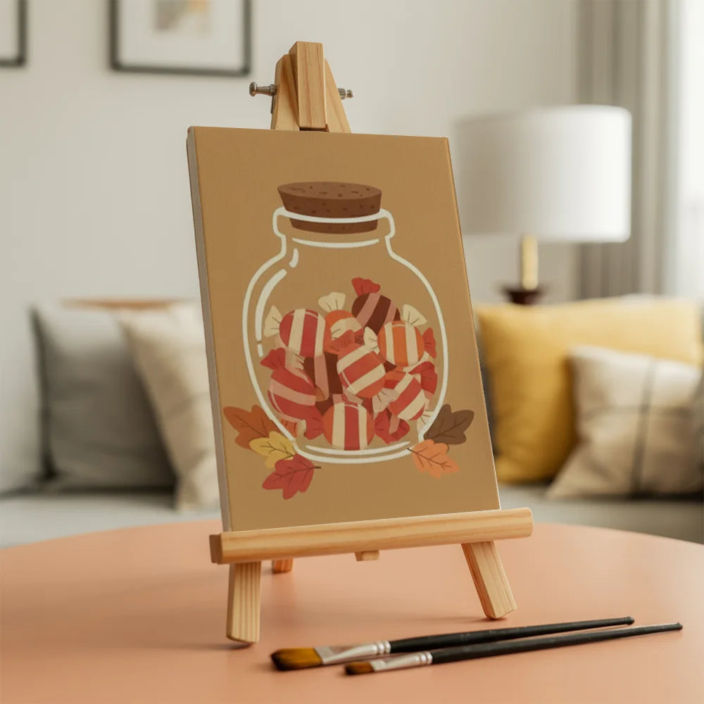 Dipingere con i numeri - 6 Mini Dipinti | Piccolo Boschetto