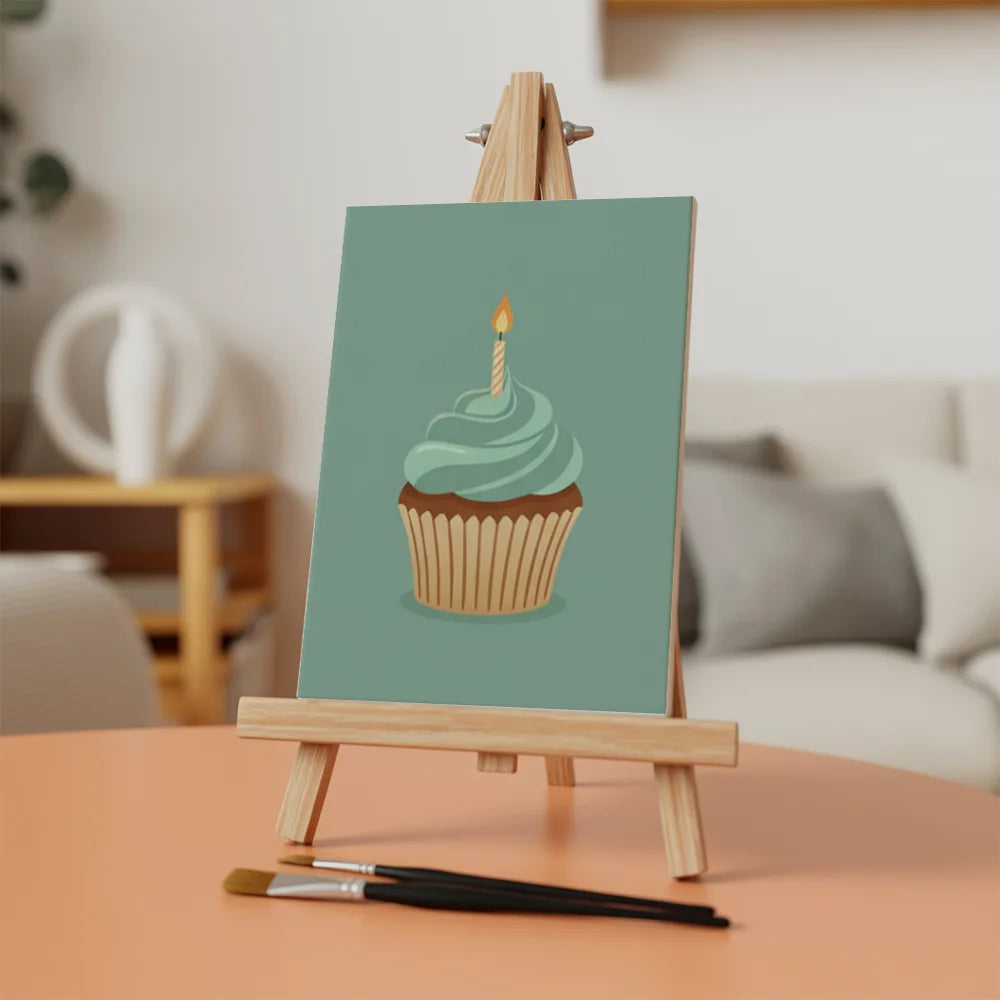 Dipingere con i numeri - 6 Mini Dipinti | Piccolo Boschetto