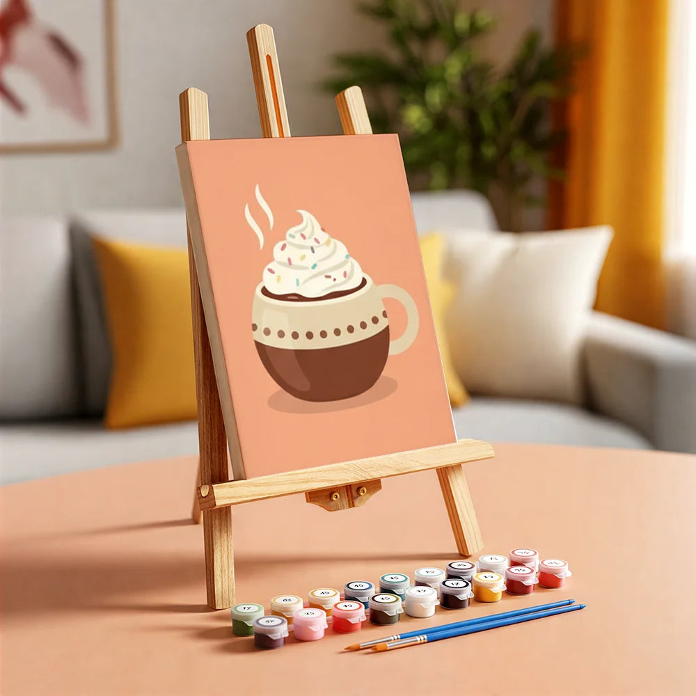 Dipingere con i numeri - 6 Mini Dipinti | Piccolo Boschetto