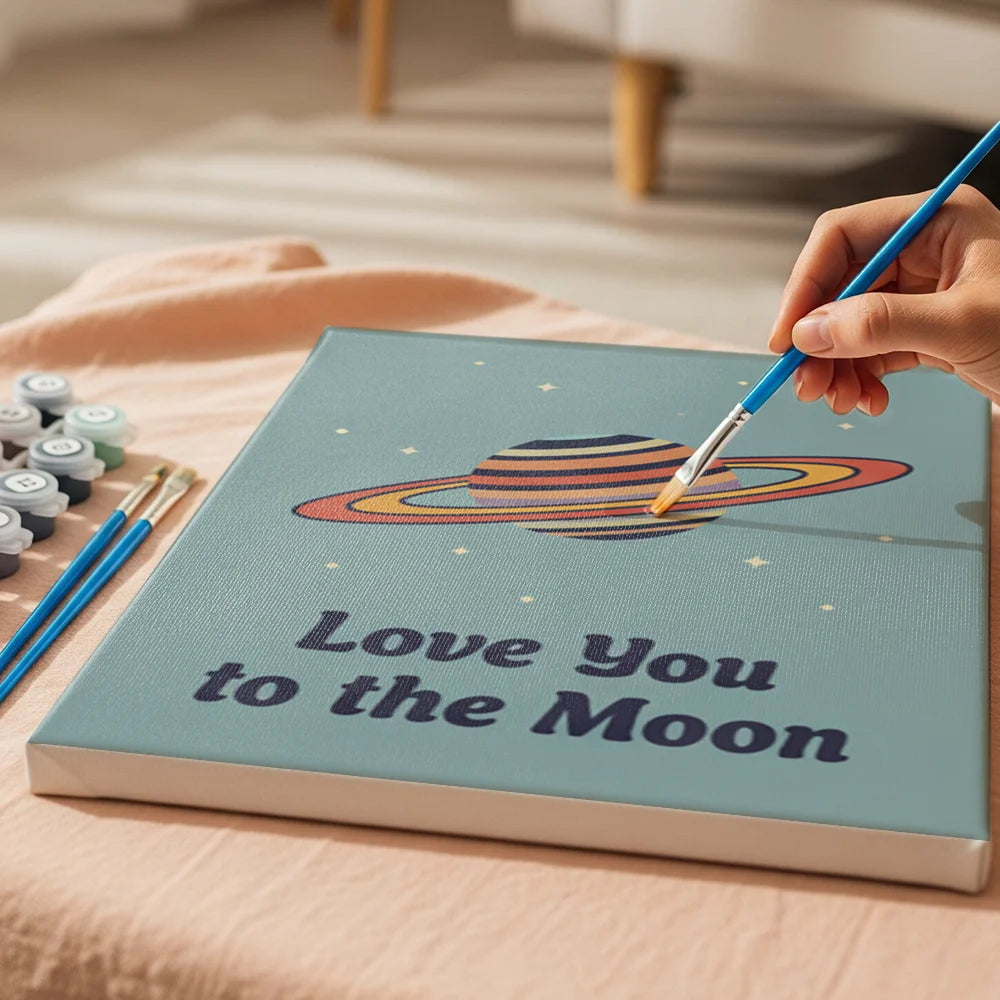 Dipingere con i numeri - 6 Mini Dipinti | Piccolo Boschetto