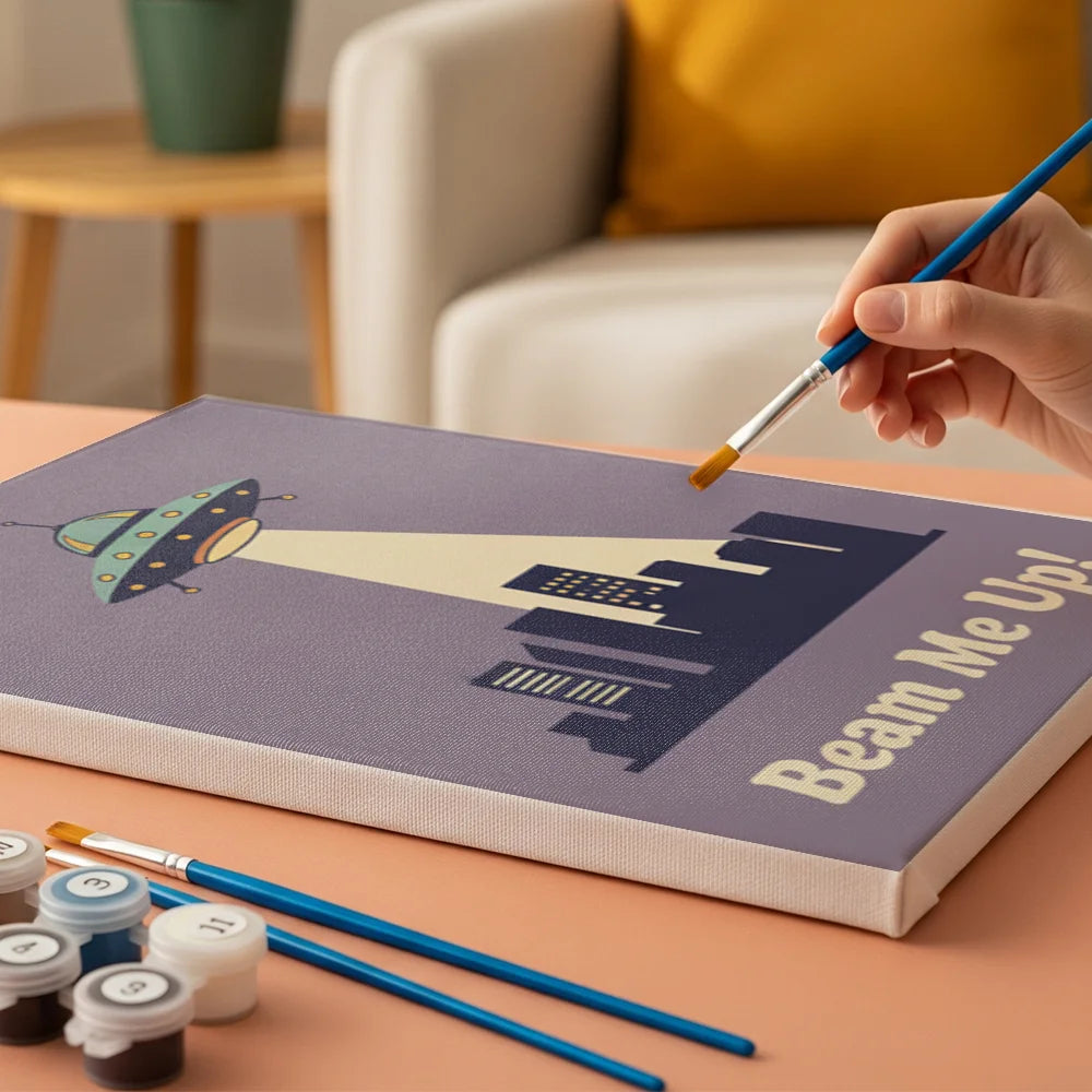 Dipingere con i numeri - 6 Mini Dipinti | Piccolo Boschetto