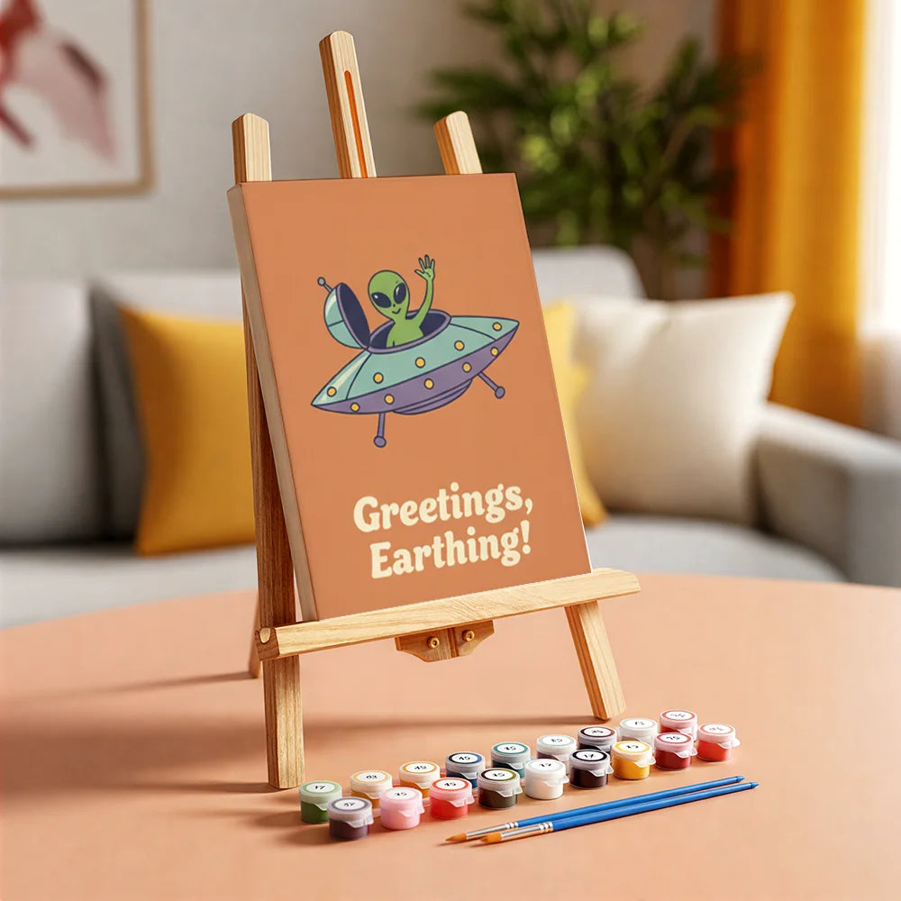 Dipingere con i numeri - 6 Mini Dipinti | Piccolo Boschetto