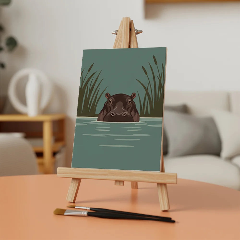 Dipingere con i numeri - 6 Mini Dipinti | Piccolo Boschetto