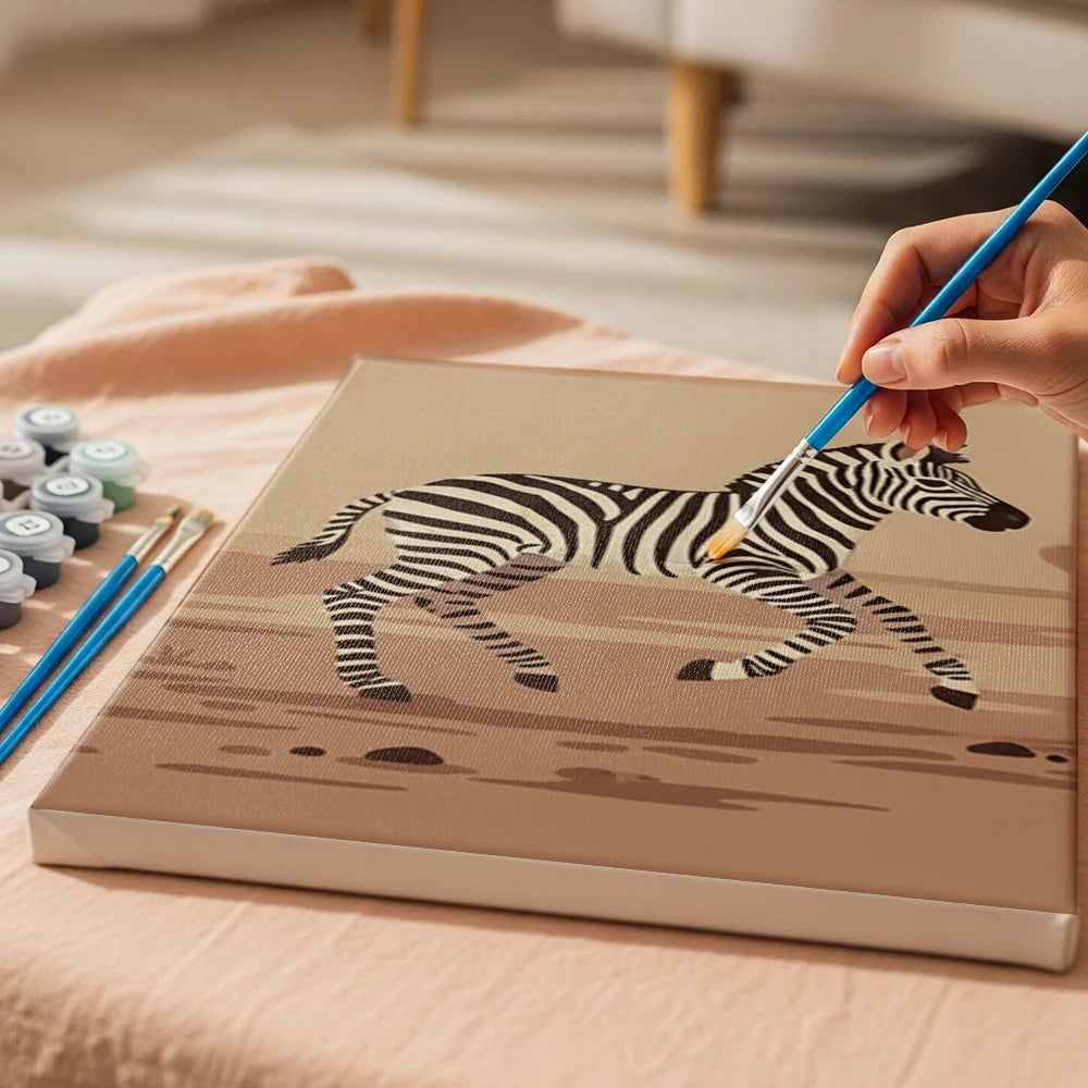 Dipingere con i numeri - 6 Mini Dipinti | Piccolo Boschetto