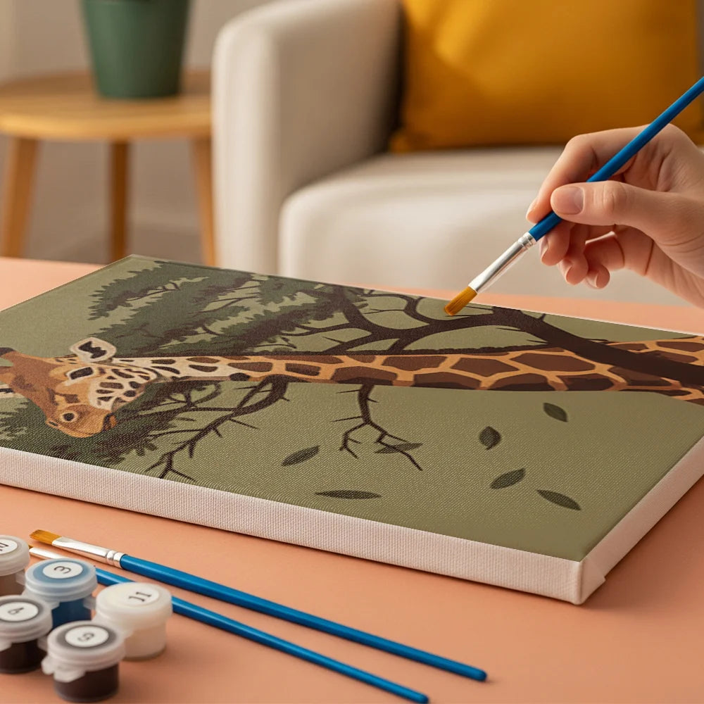 Dipingere con i numeri - 6 Mini Dipinti | Piccolo Boschetto