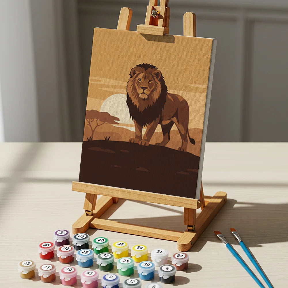 Dipingere con i numeri - 6 Mini Dipinti | Piccolo Boschetto