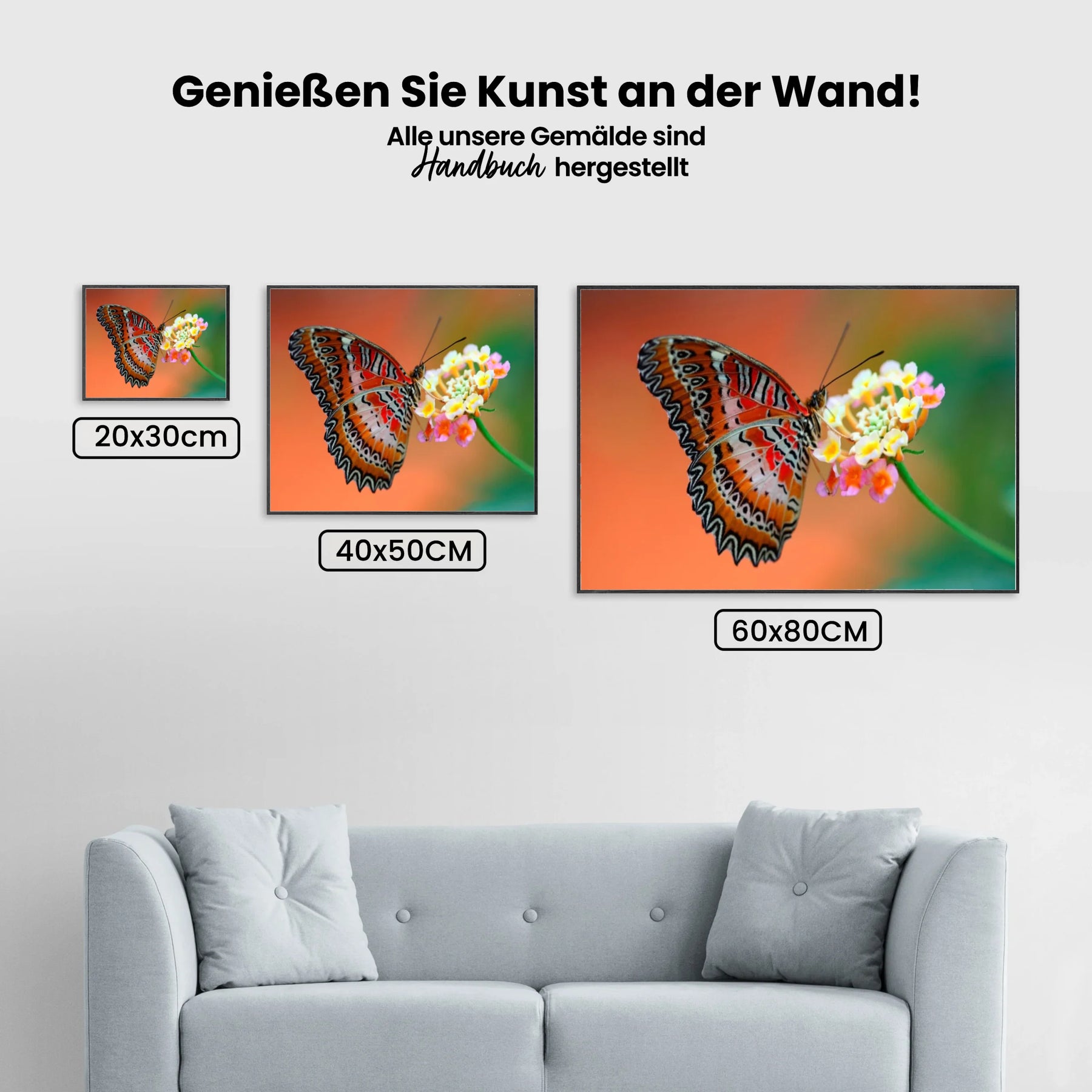 Schmetterling - Malen nach Zahlen