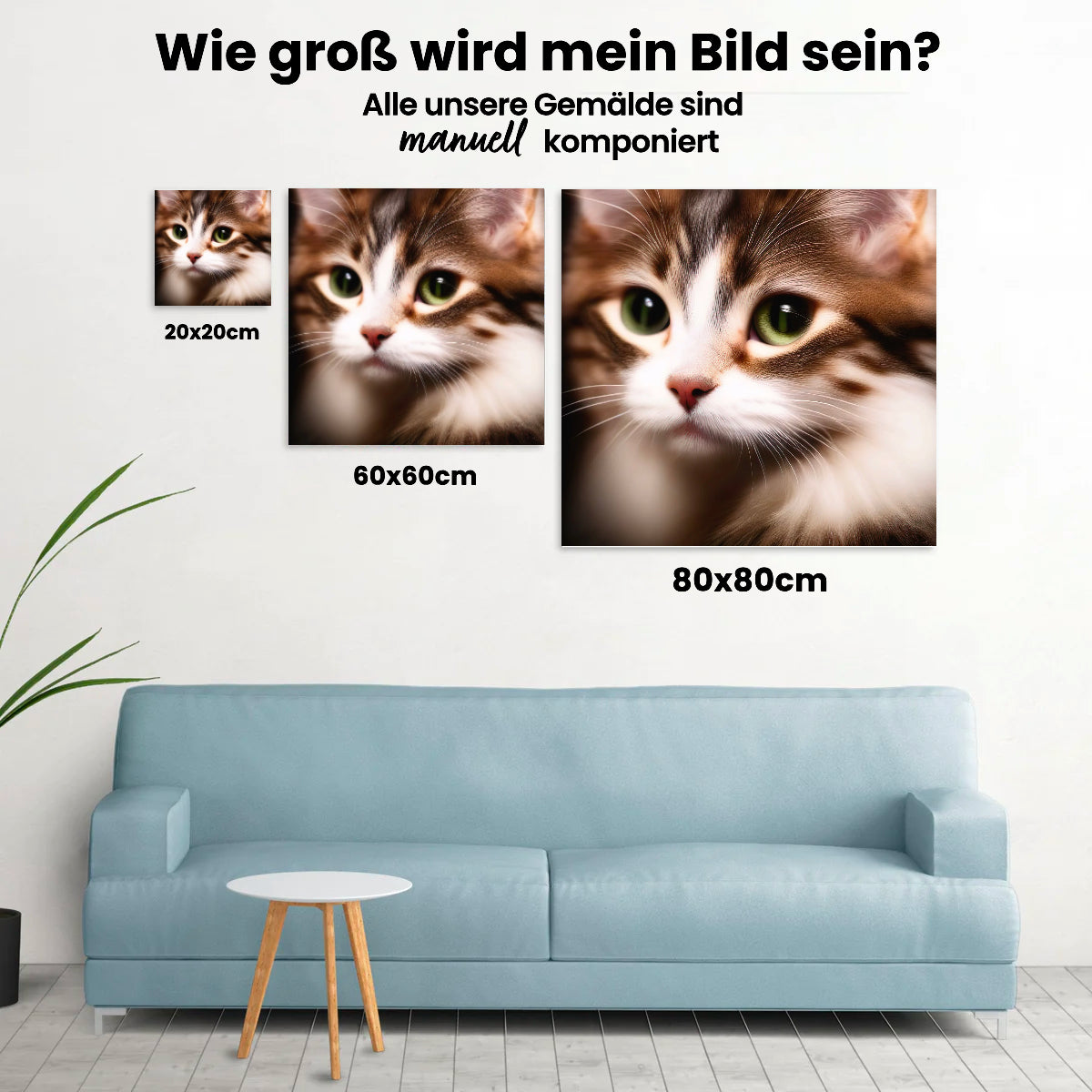 Schöne Katze - Malen nach Zahlen