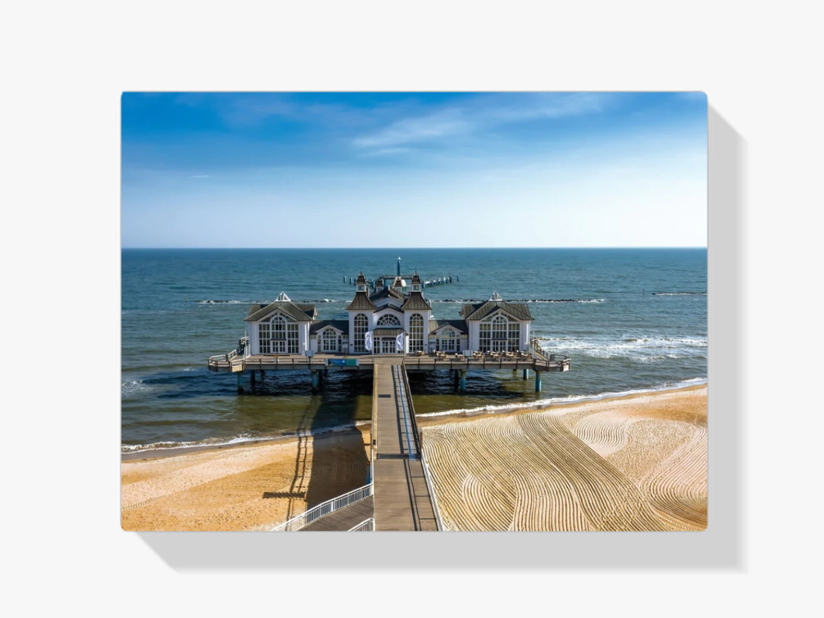 Seebrücken an der Ostsee - Malen nach Zahlen