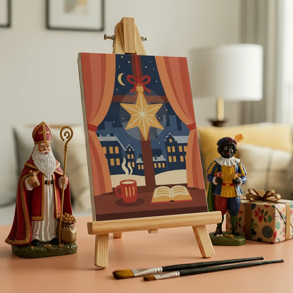 Dipingere con i numeri - 6 Mini Dipinti | Piccolo Boschetto