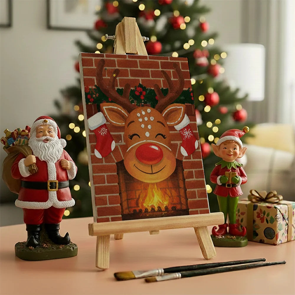 Dipingere con i numeri - 6 Mini Dipinti | Piccolo Boschetto