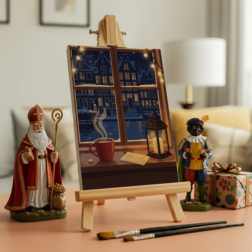 Dipingere con i numeri - 6 Mini Dipinti | Piccolo Boschetto