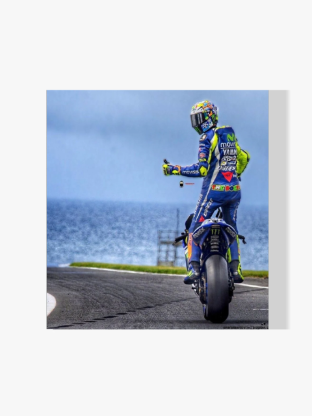 Valentino Rossi 1 - Malen nach Zahlen