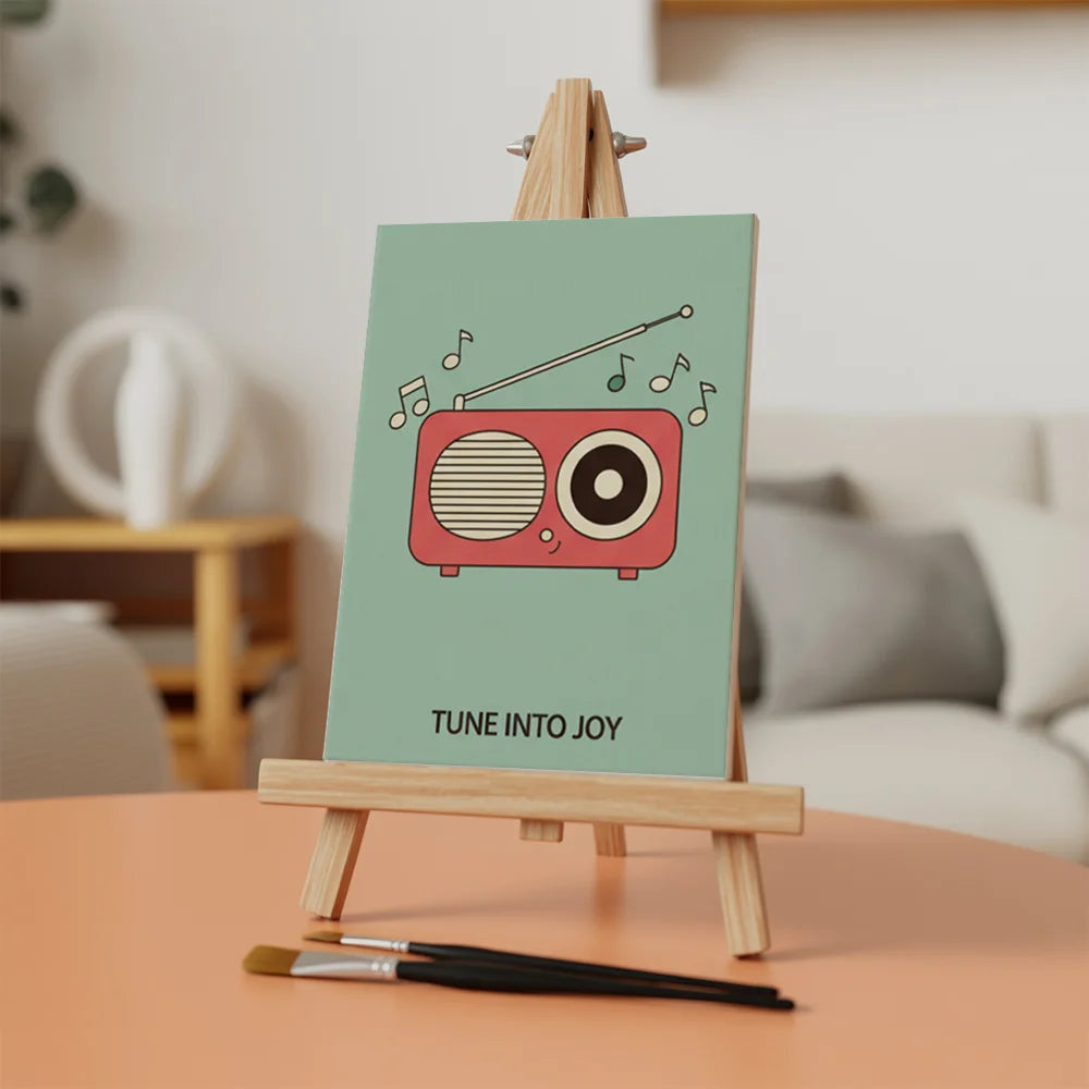 Dipingere con i numeri - 6 Mini Dipinti | Piccolo Boschetto