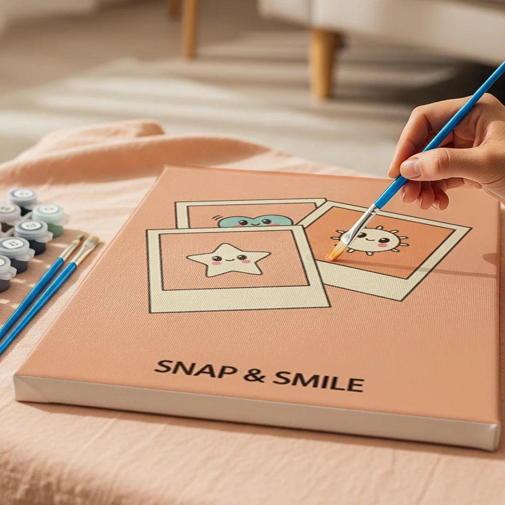 Dipingere con i numeri - 6 Mini Dipinti | Piccolo Boschetto