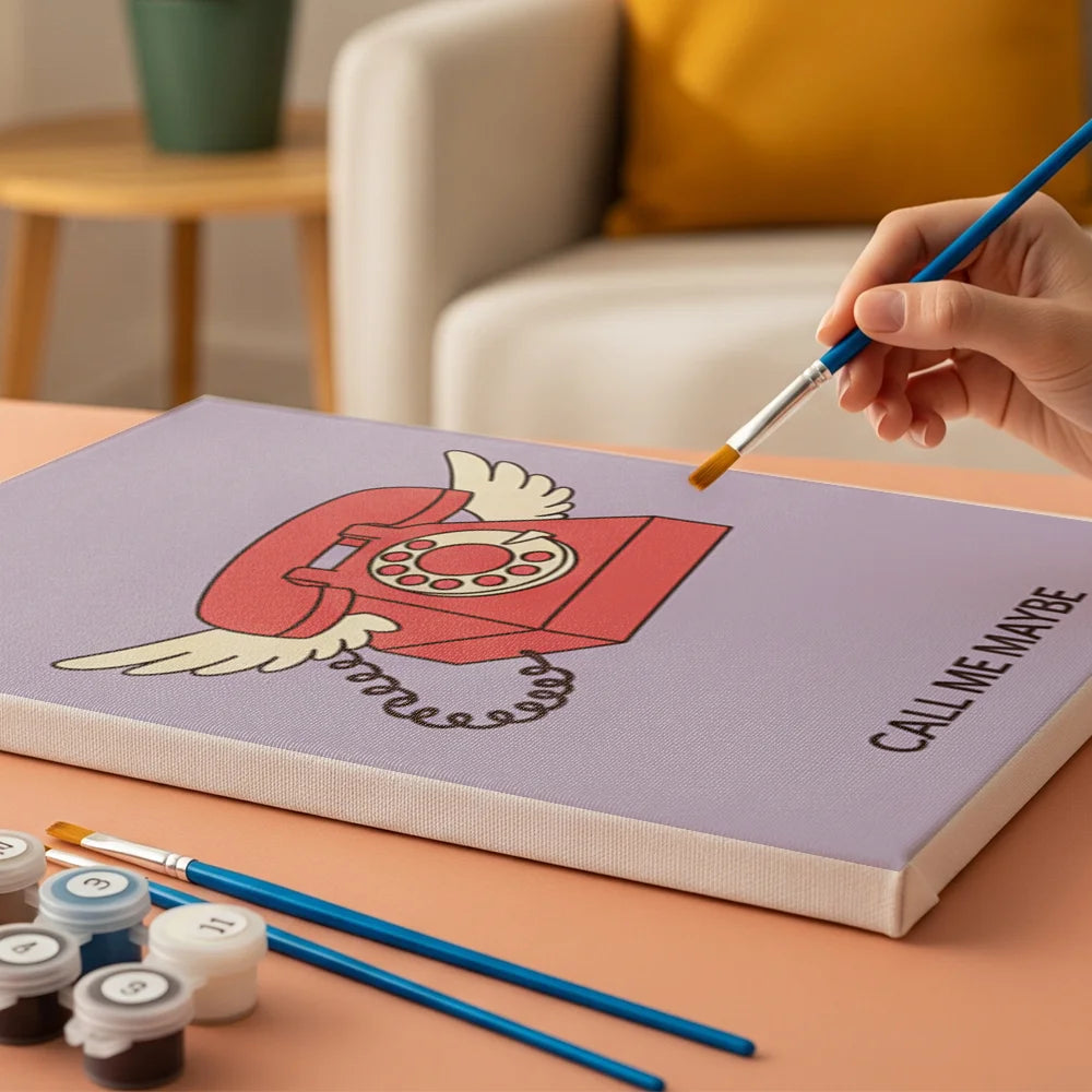 Dipingere con i numeri - 6 Mini Dipinti | Piccolo Boschetto