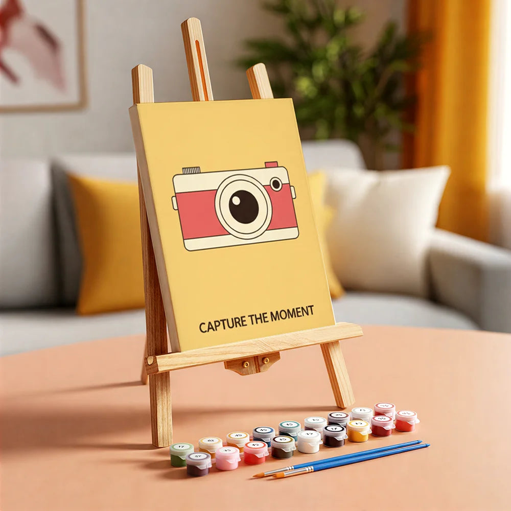 Dipingere con i numeri - 6 Mini Dipinti | Piccolo Boschetto