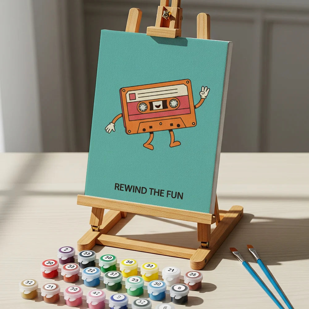 Dipingere con i numeri - 6 Mini Dipinti | Piccolo Boschetto