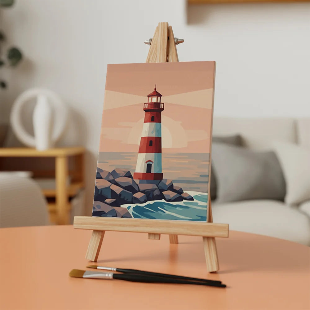 Dipingere con i numeri - 6 Mini Dipinti | Piccolo Boschetto