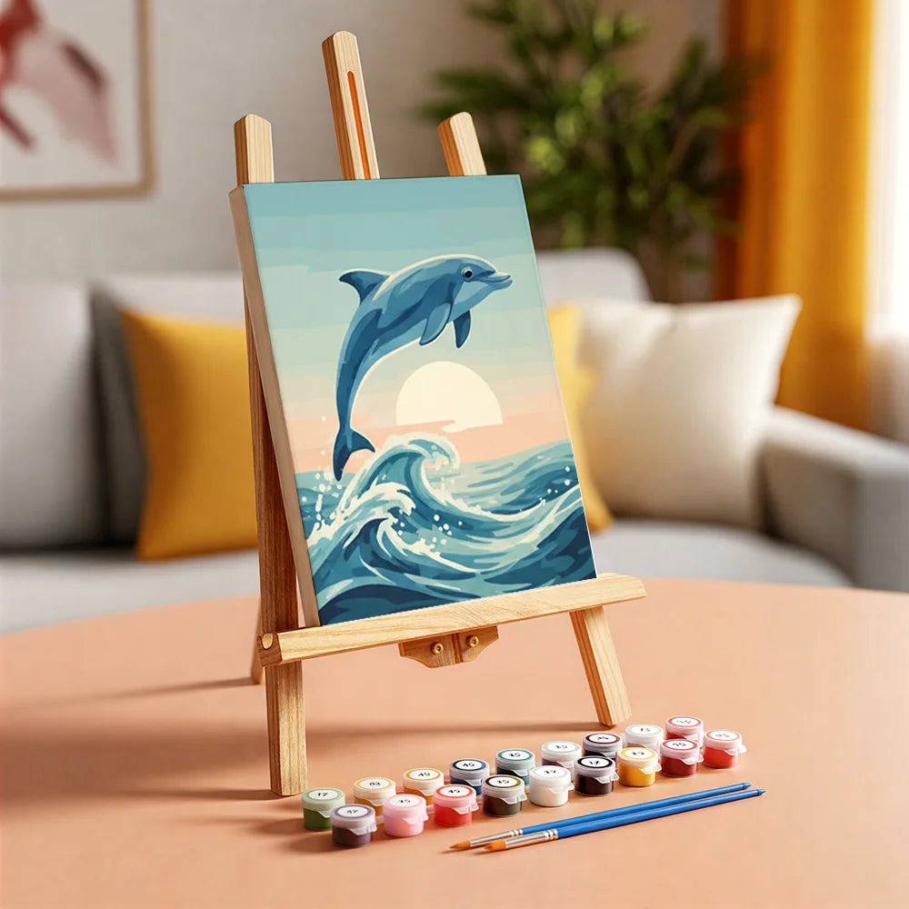 Dipingere con i numeri - 6 Mini Dipinti | Piccolo Boschetto