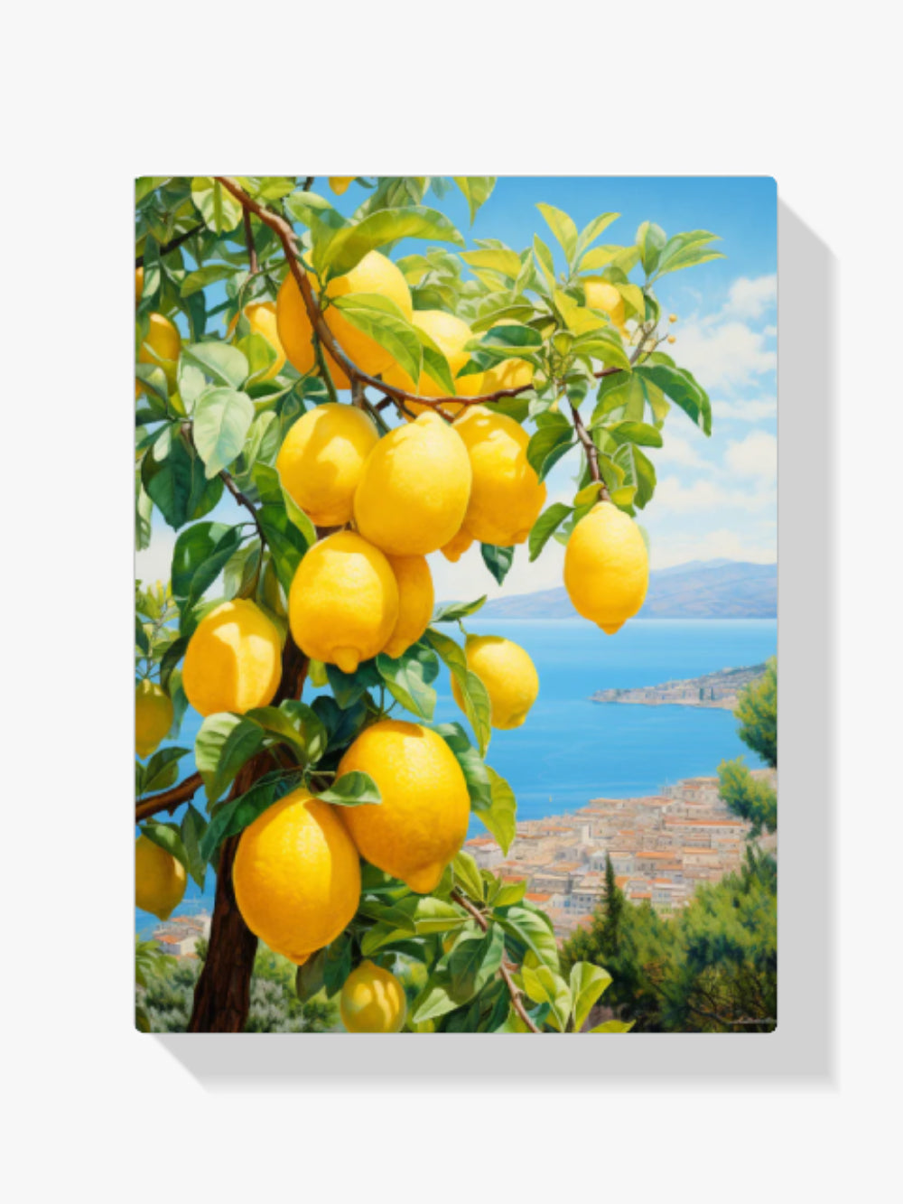 Zitronenbaum - Malen nach Zahlen