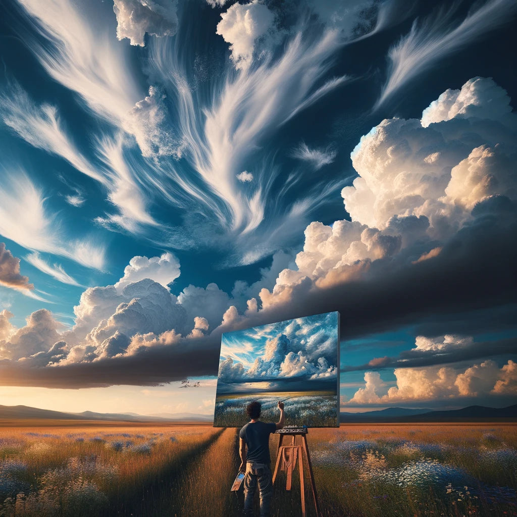 Wolken malen