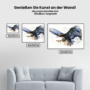 Adler - Malen nach Zahlen