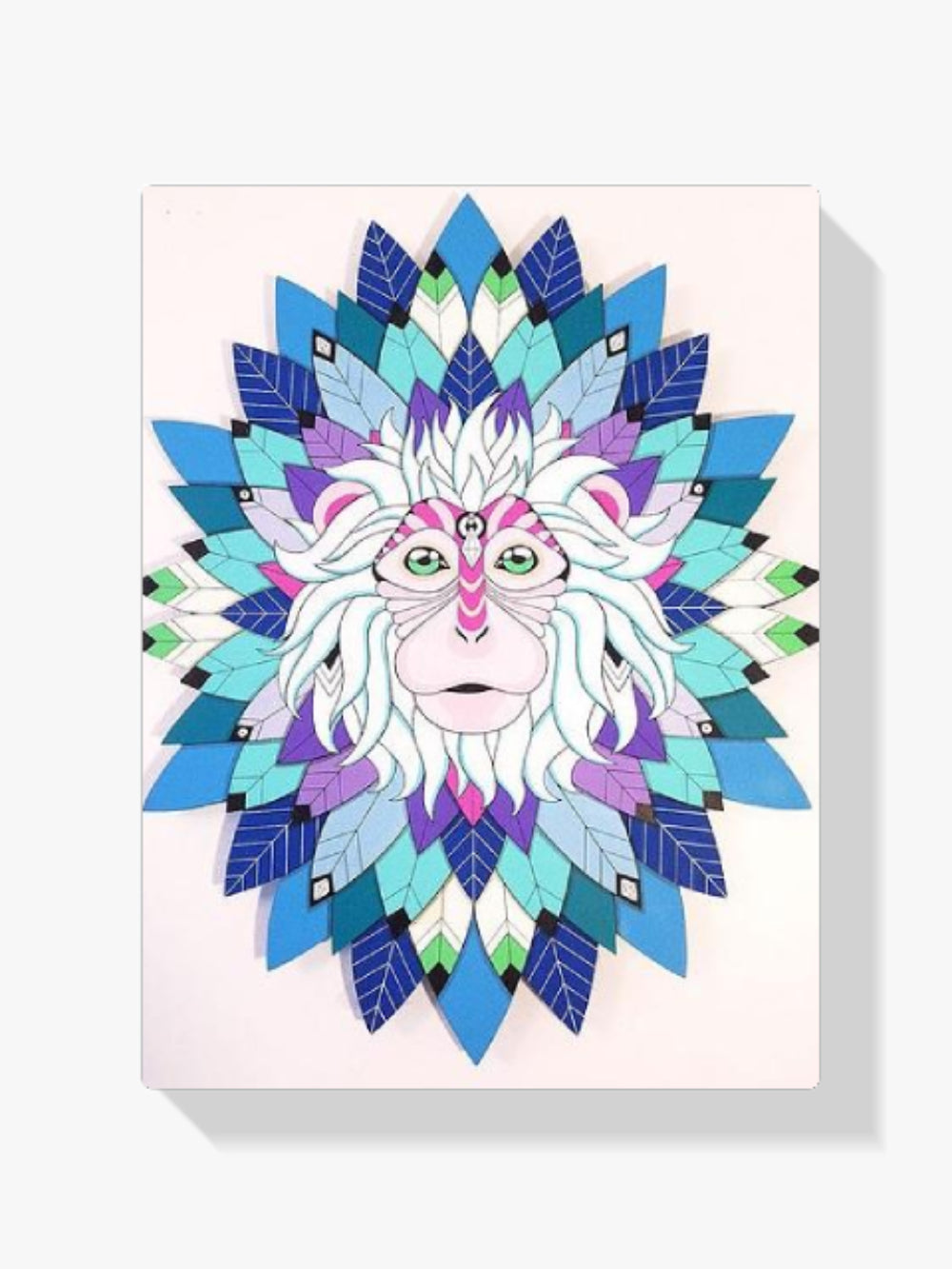 Affe Totem | Exklusivität - Malen nach Zahlen