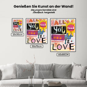 All You Need Is Love - Malen nach Zahlen