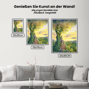 Baum - Malen nach Zahlen