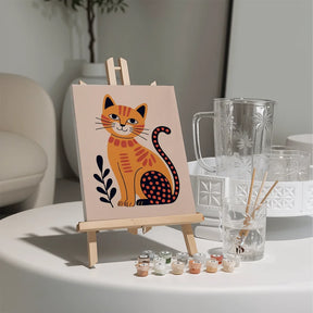 Dipingi con i numeri - 6 mini dipinti | Set di fiori di ciliegio