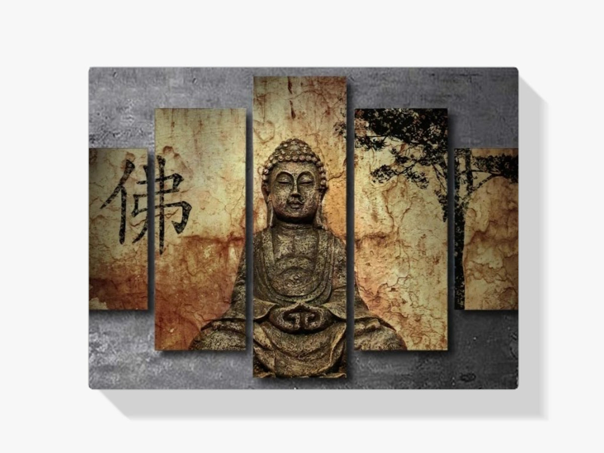 Buddha Chinesische Zeichen - Malen nach Zahlen