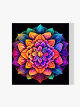 Buntes Mandala - Malen nach Zahlen