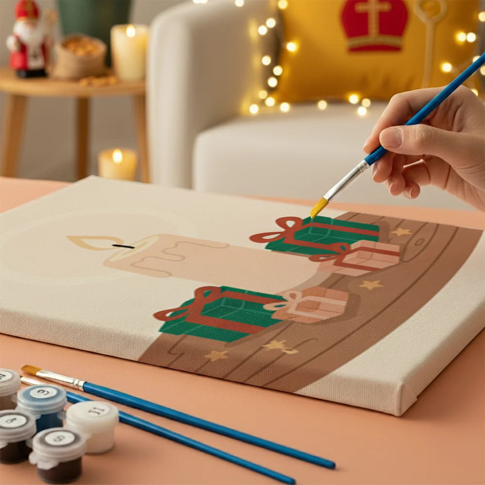 

Dipingere con i numeri - 6 Mini Dipinti | Piccolo Boschetto