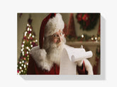 Der Weihnachtsmann mit seiner Liste - Malen nach Zahlen