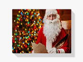 Der Weihnachtsmann und der Weihnachtsbaum - Malen nach Zahlen