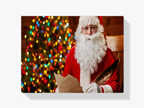 Der Weihnachtsmann und der Weihnachtsbaum - Malen nach Zahlen
