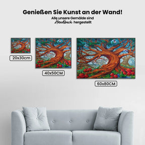 Der Zauberbaum - Malen nach Zahlen